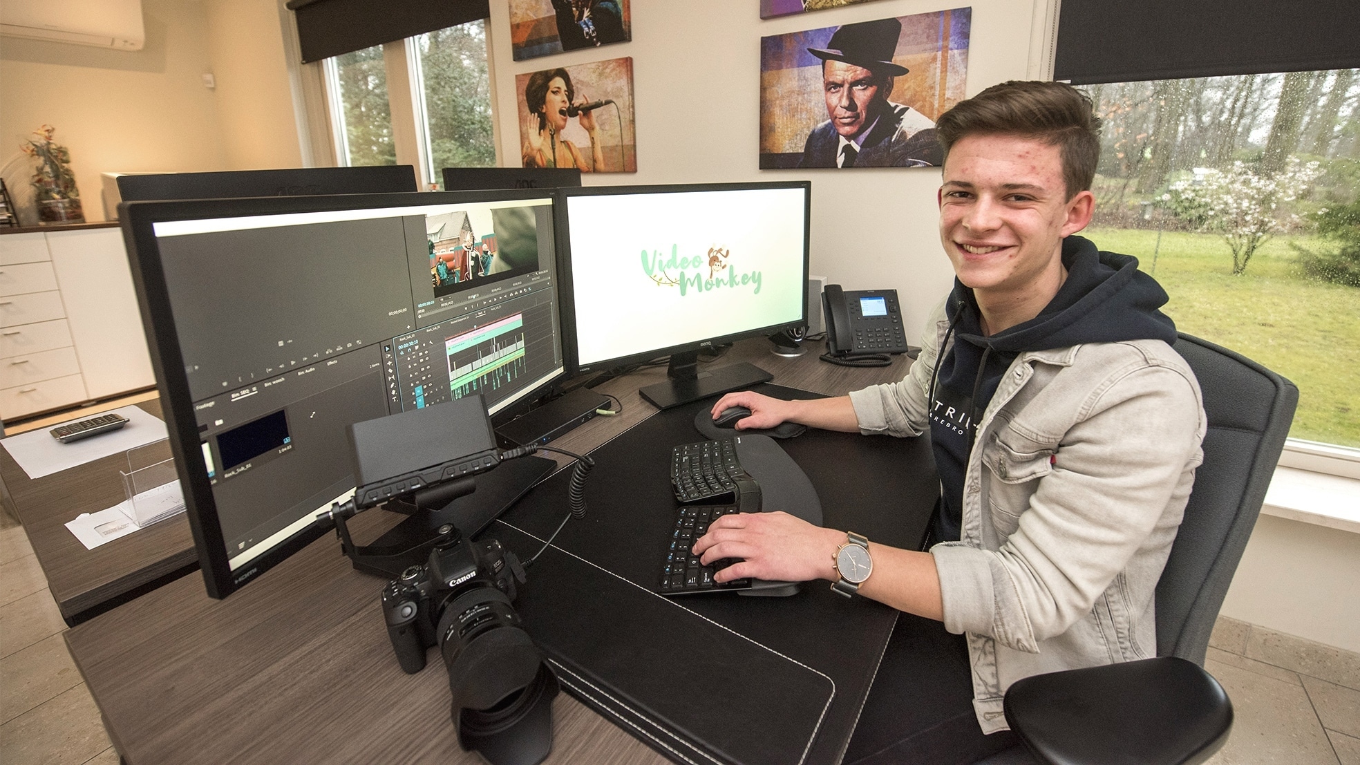 Melvin Dirks (16) is al 6 maanden ondernemer. ,,Op dit moment wil ik me vooral focussen op mijn bedrijf en mijn doel is dan ook om er een goedlopende onderneming van te maken. Of en welke studie daar bij zou passen, weet ik nog niet."