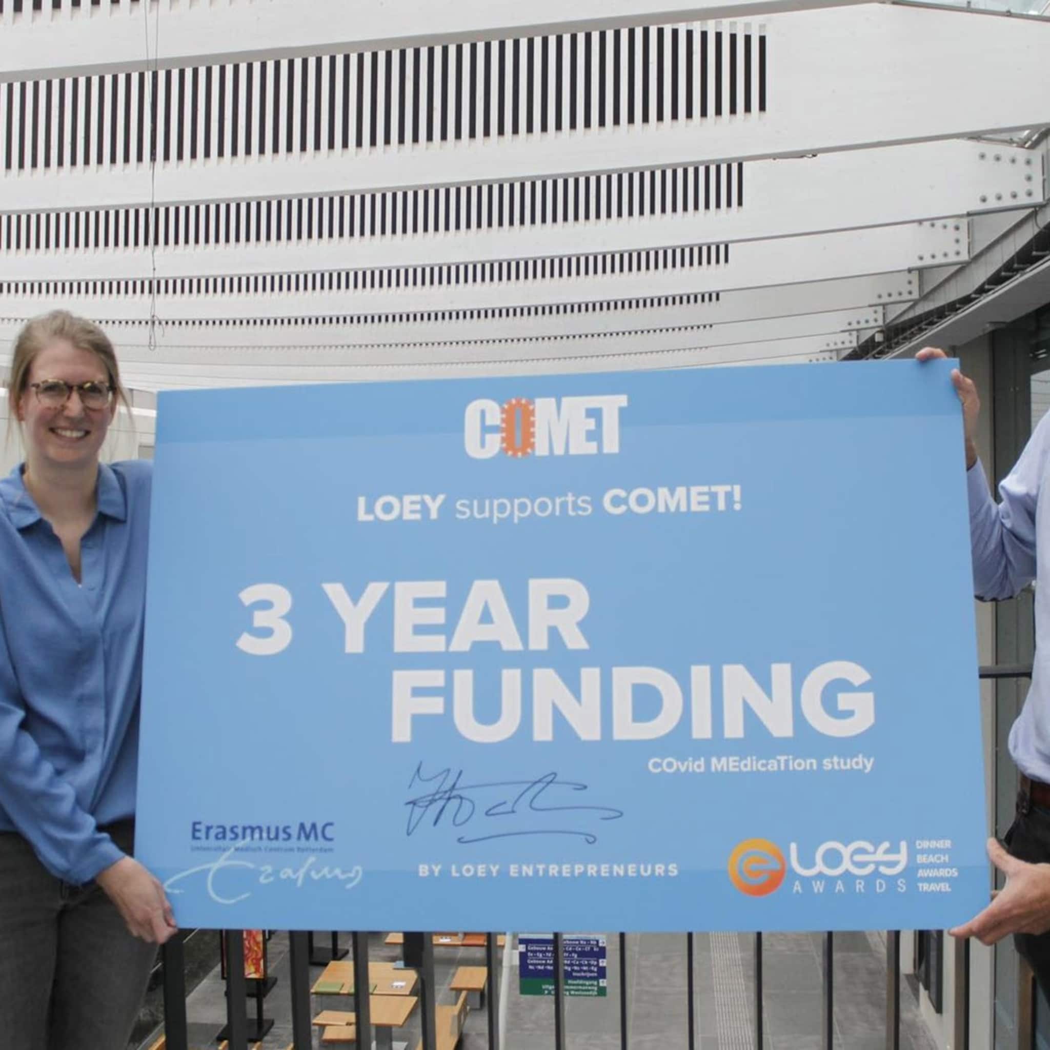 online ondernemers community loey financiert internationaal corona onderzoek