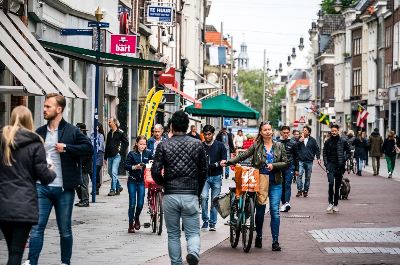 Koopzondag in het centrum van 's-Hertogenbosch. Foto: ANP.