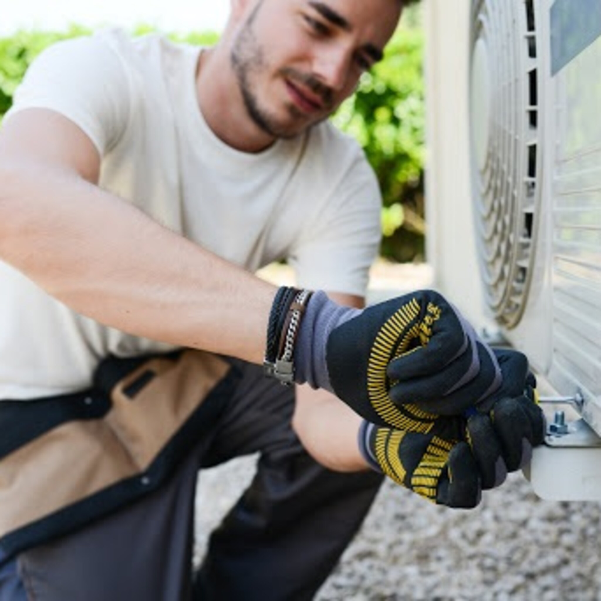 tropisch en thuiswerken recordverkoop airconditioning