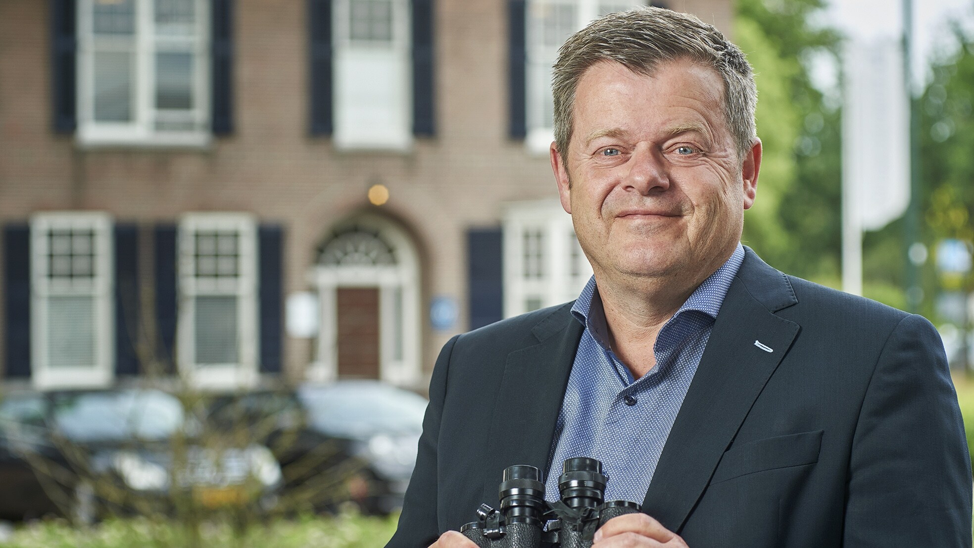 Frank van Daal, mede-eigenaar van Duisenburgh, kijkt met klanten graag verder dan anderhalve meter.
