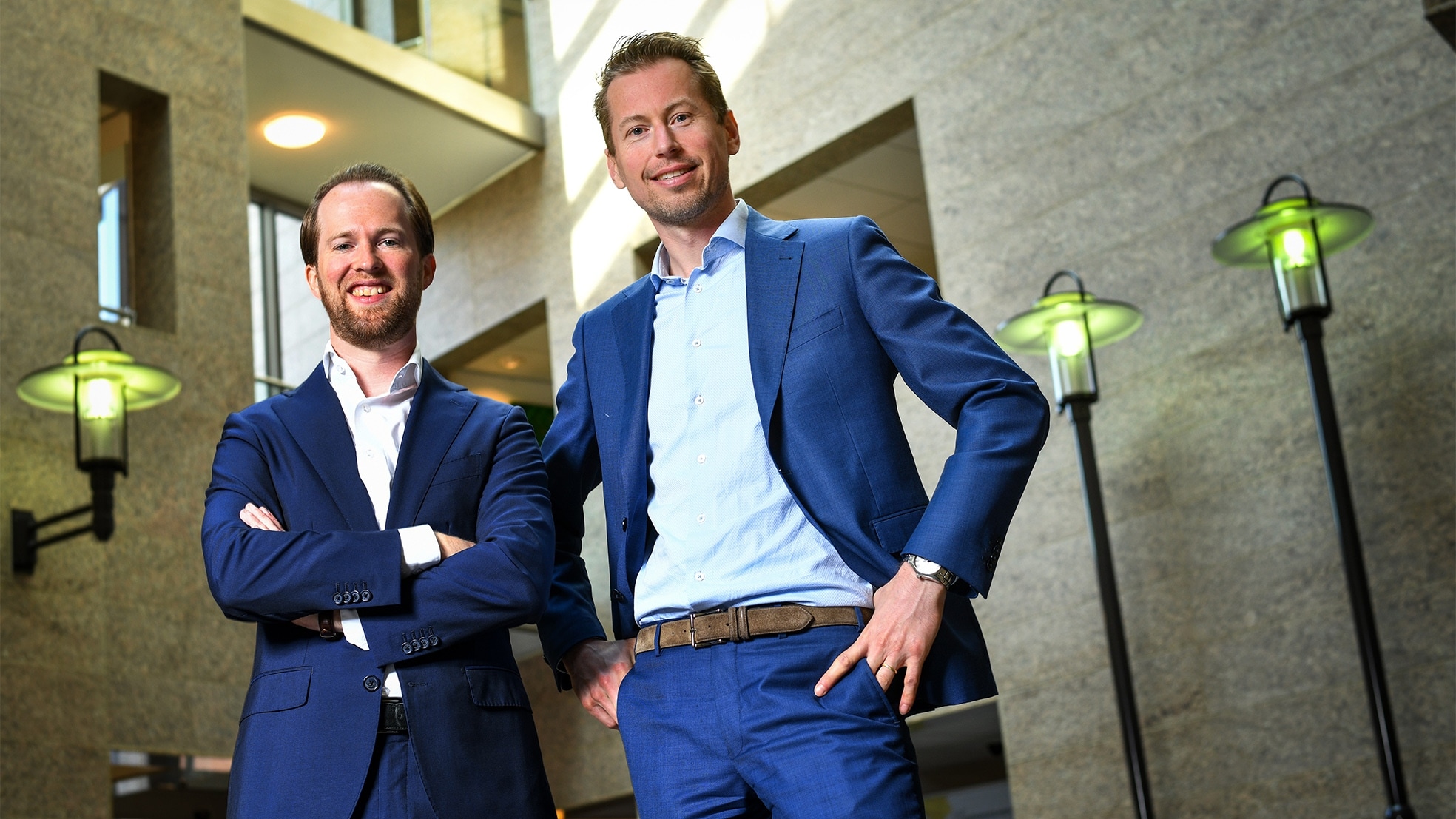 Richard Schaefers en Frank Röben. Foto: Eric Brinkhorst