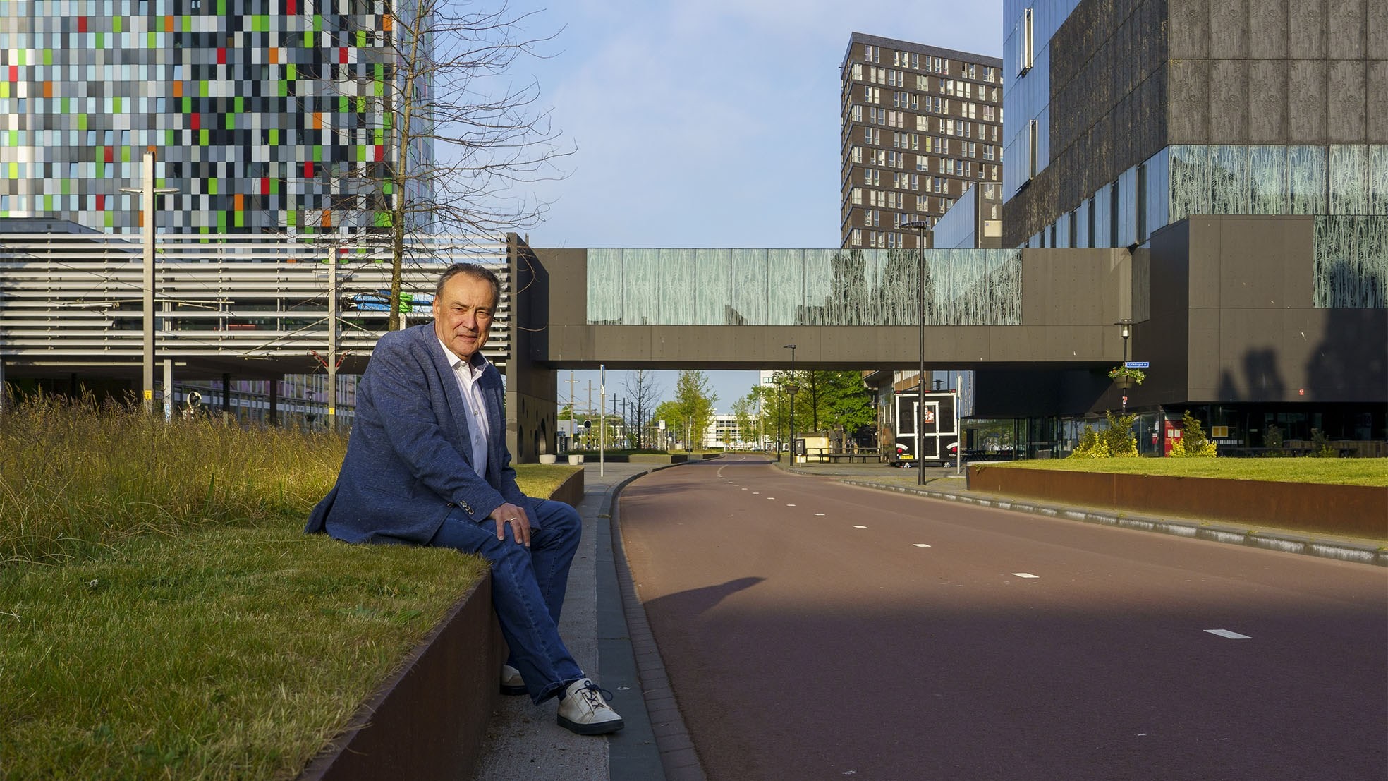 Wilmar Schaufli is na zijn pensionering in november 2019 even terug in De Uithof, waar hij 25 jaar doceerde. Foto: Michael Kooren.