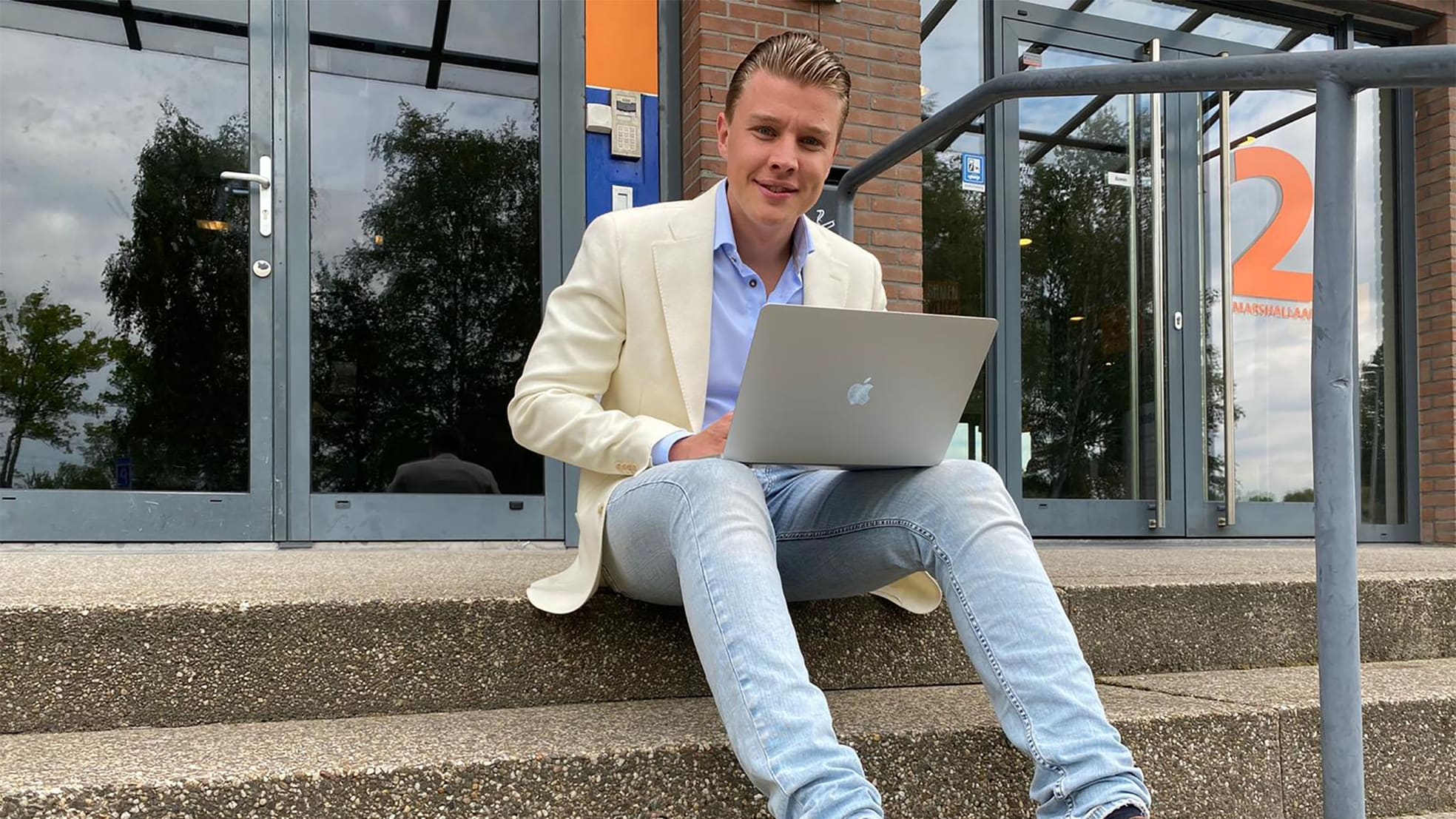 Maurits Romberg is tegen alle stromen in zijn eigen bedrijf begonnen. Foto: Karl Flieger