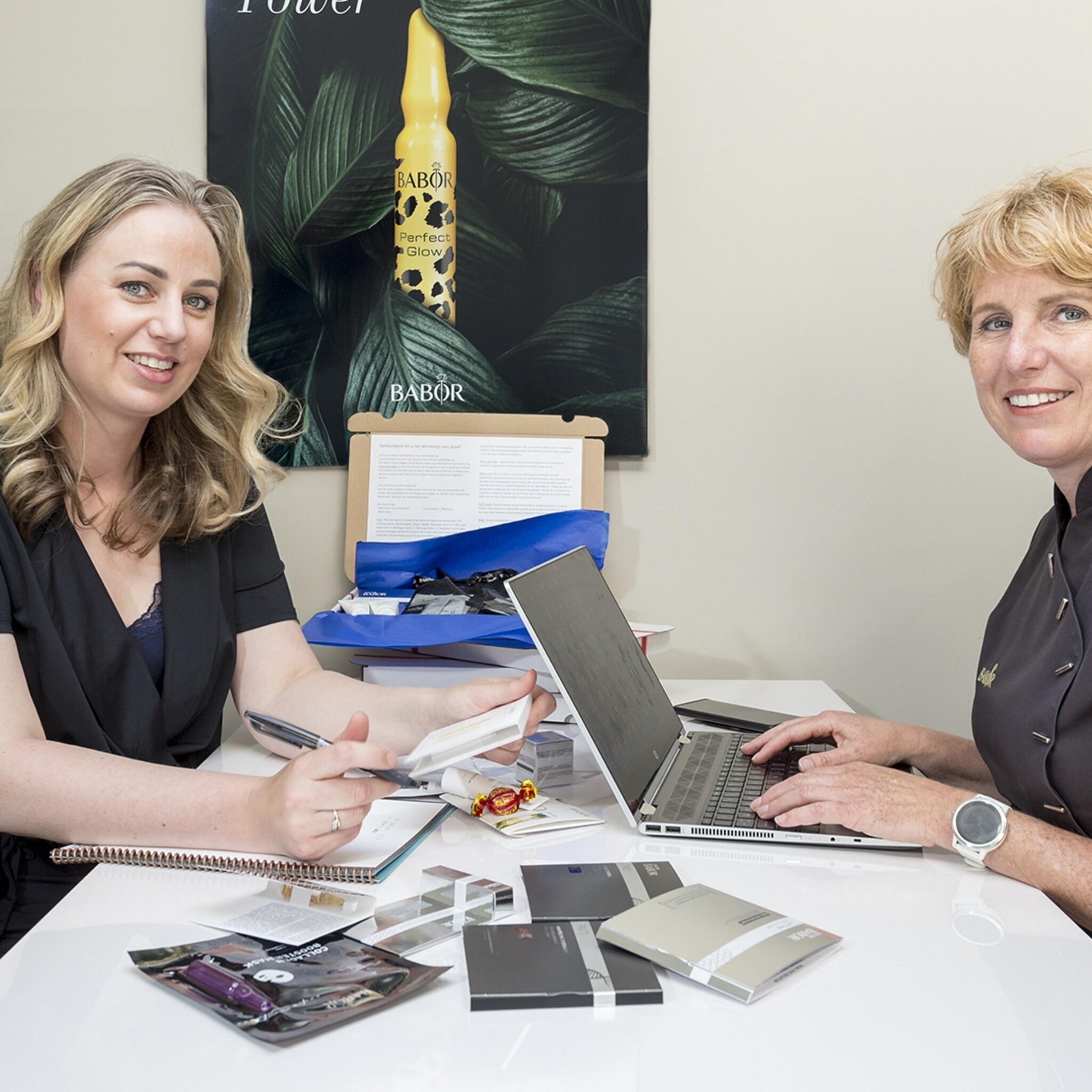 schoonheidsspecialiste bouwt webshop