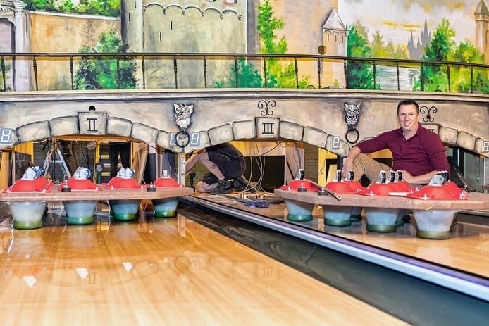 Bas Hoedemakers op de bowlingbaan. Foto: Pix4Profs/Johan Wouters