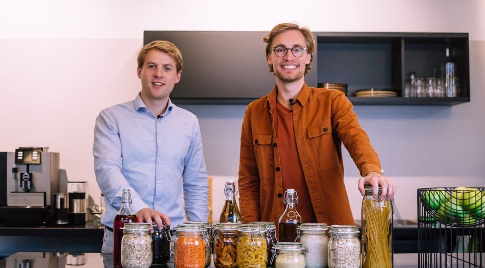 Jouri Schoemaker en Martijn Bijmolt, de oprichters van Pieter Pot.