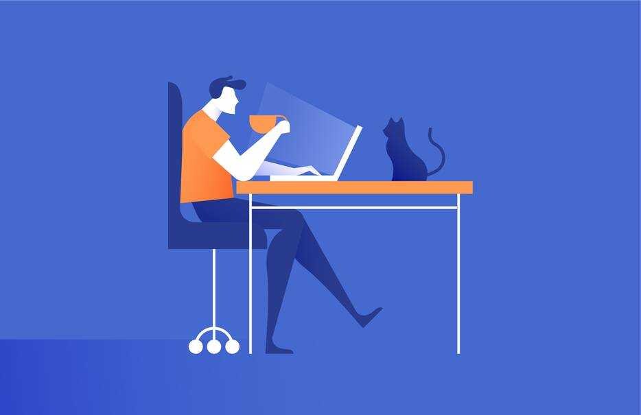 Je kunt alles leasen voor je thuiswerkplek. En zo is het. Illustratie: Shutterstock