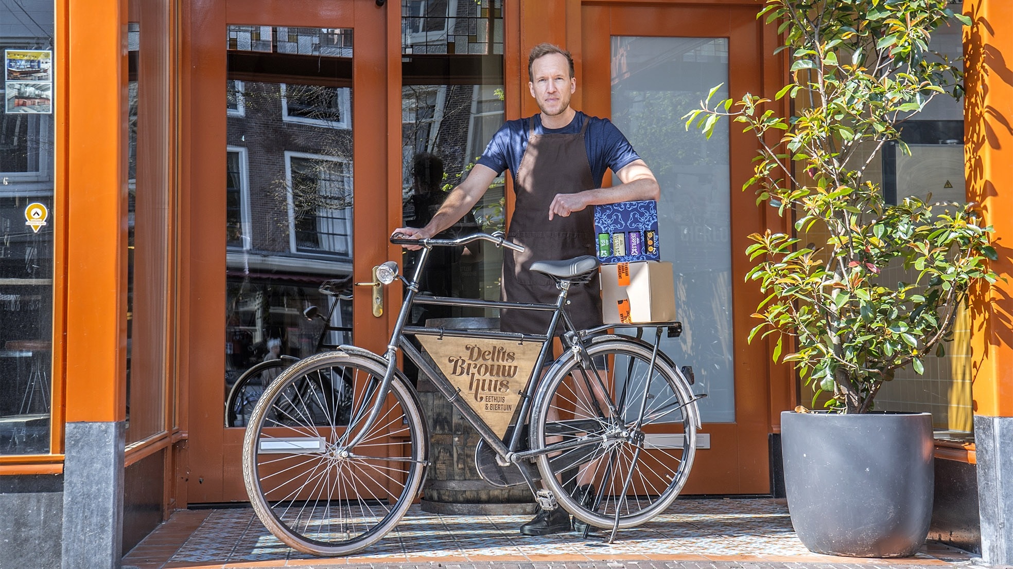 Sander Arkenbout van Het Delfts Brouwhuis. Foto: Fred Leeflang
