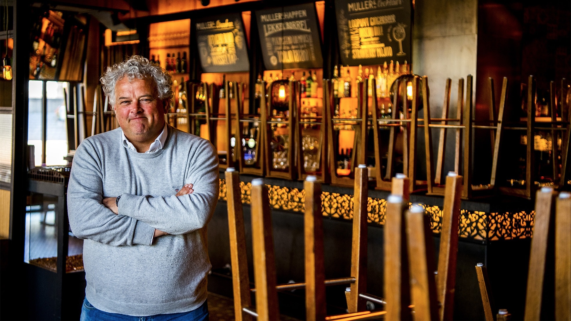 Rober Willemsen voelt zich als voorzitter van KHN verantwoordelijk voor horeca-ondernemers die in de ellende zitten. Foto: Frank de Roo