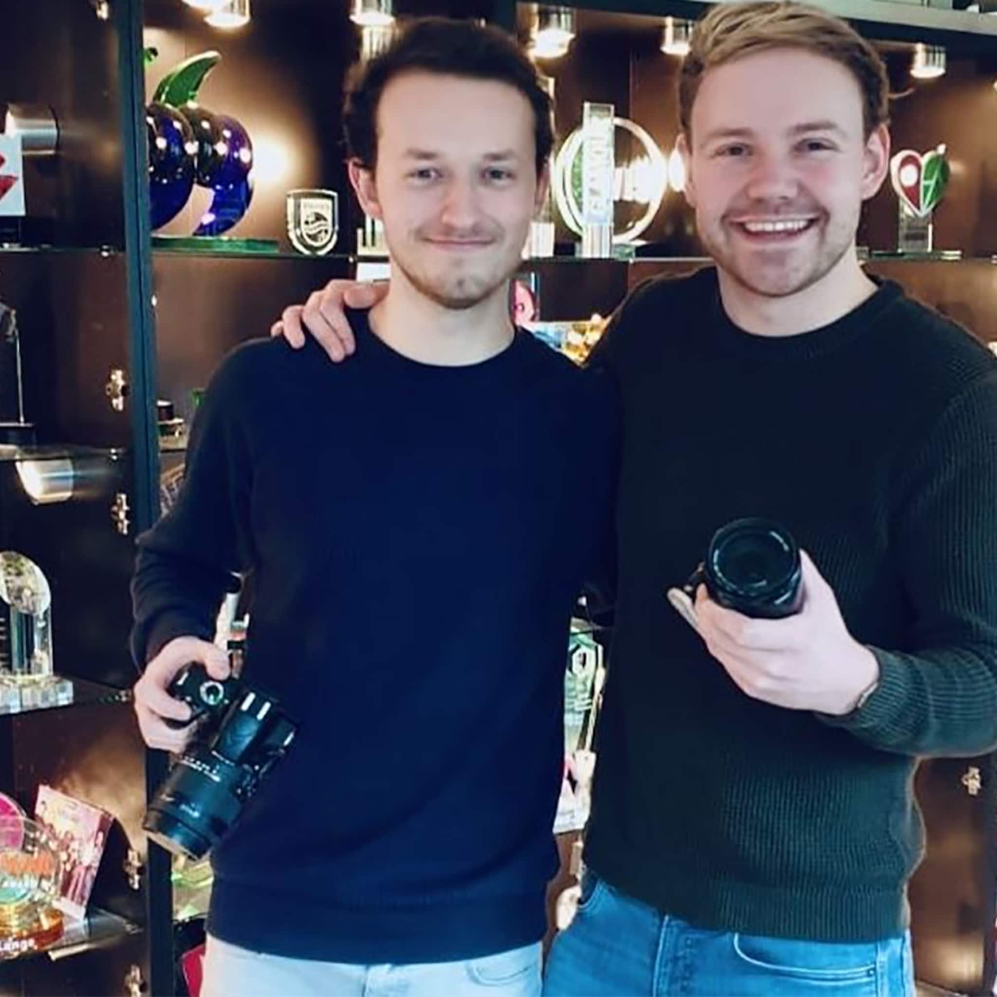 ondernemers jesse en stan 23 gratis promovideo voor door corona getroffen horeca
