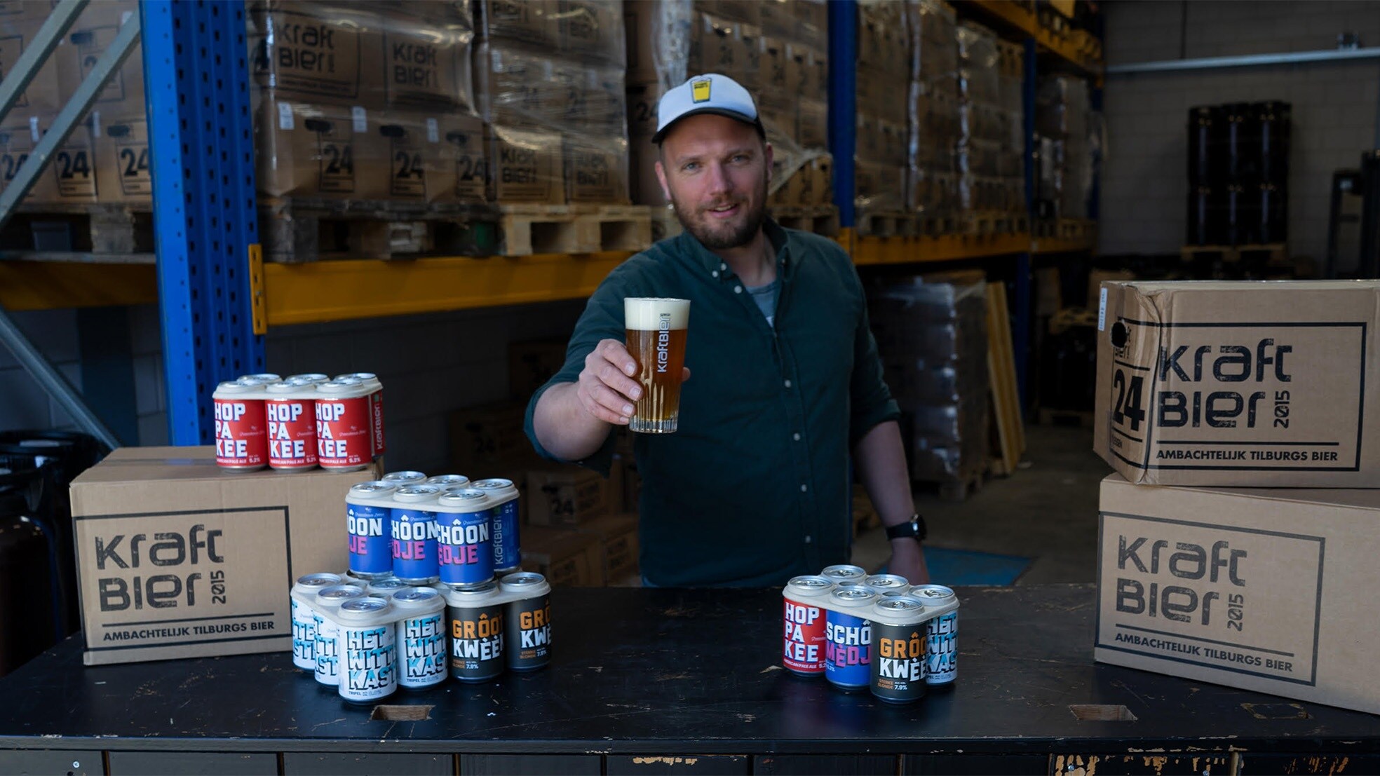 Rob van den Meijdenberg, eigenaar KraftBier. Foto onder Marcel van Dieren in een eerdere opera. Eigen foto's
