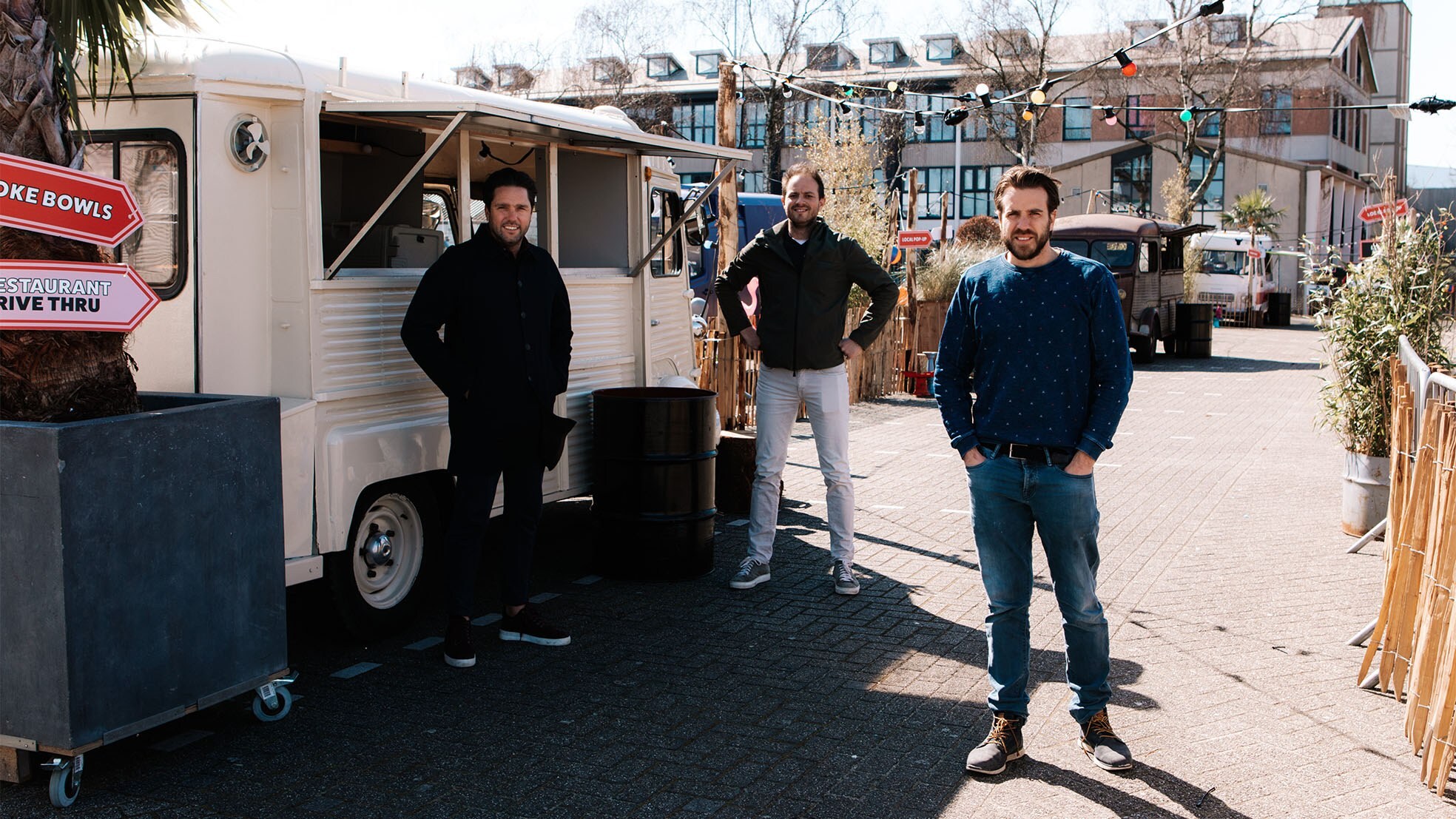 Van links naar rechts: Rob van den Broek, Marijn van Dijke en Stijn Markusse. Foto's: Joyce Leijdens