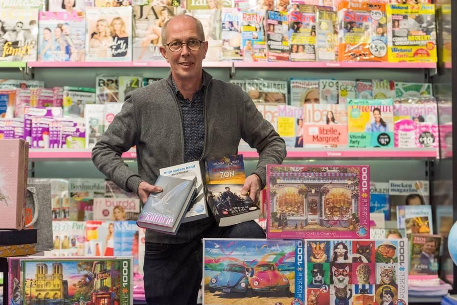 Wouter van Grinsven, eigenaar van kantoorboekhandel Van Grinsven. Foto: Jean Pierre Reijnen/DCI Media