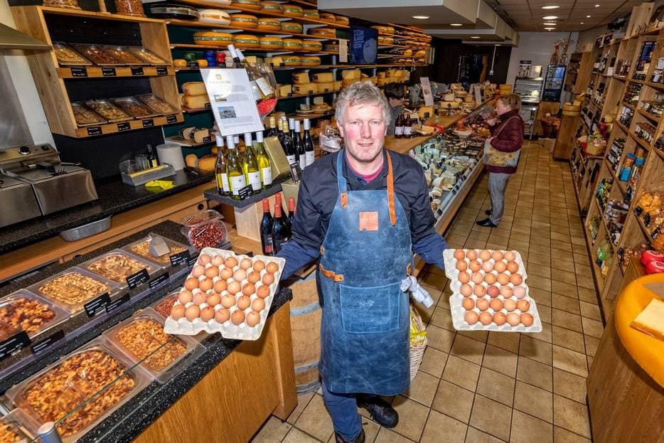 Joel Wiersma van het Escamps Kaashuisje. Foto: Peter Franken