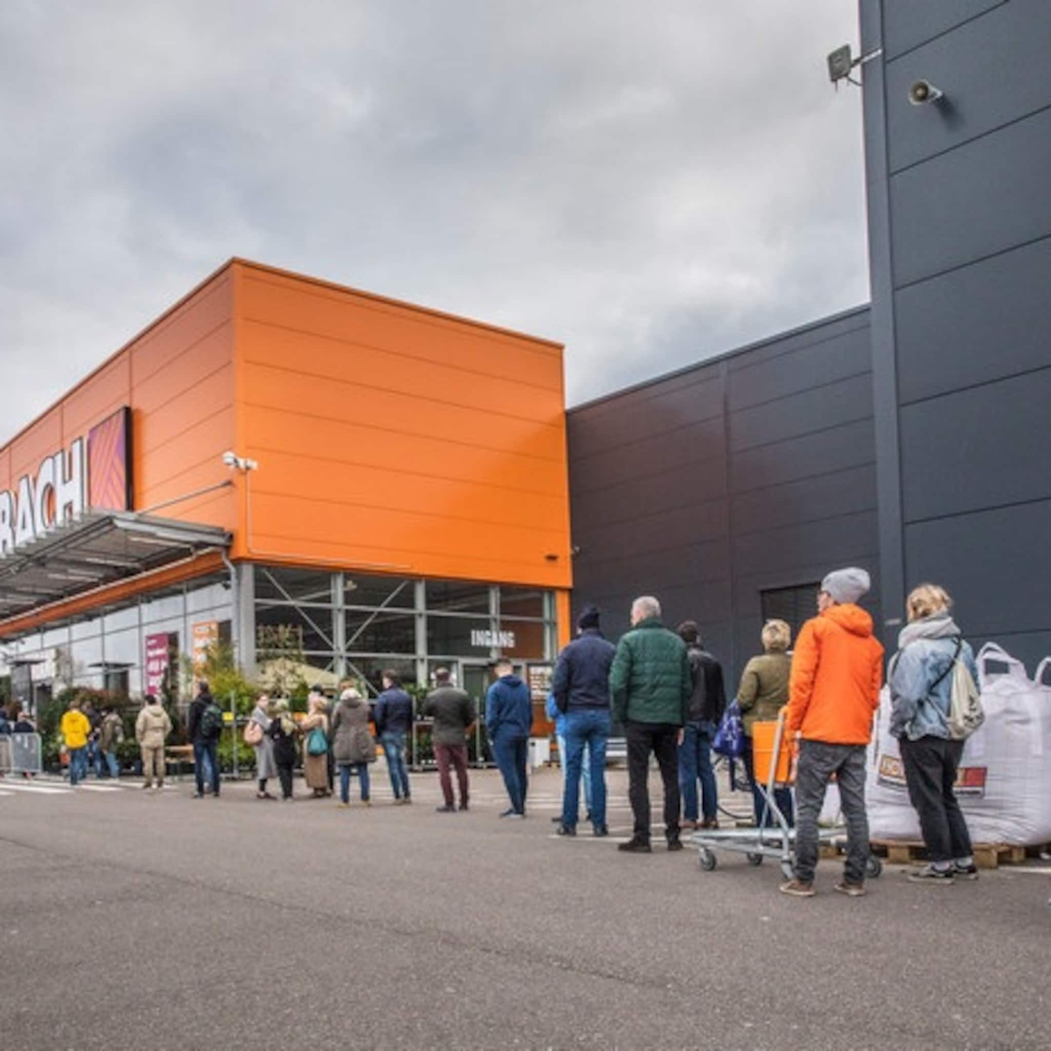 regels voor klanten ook bouwmarkten volgen coronabeleid supermarkten