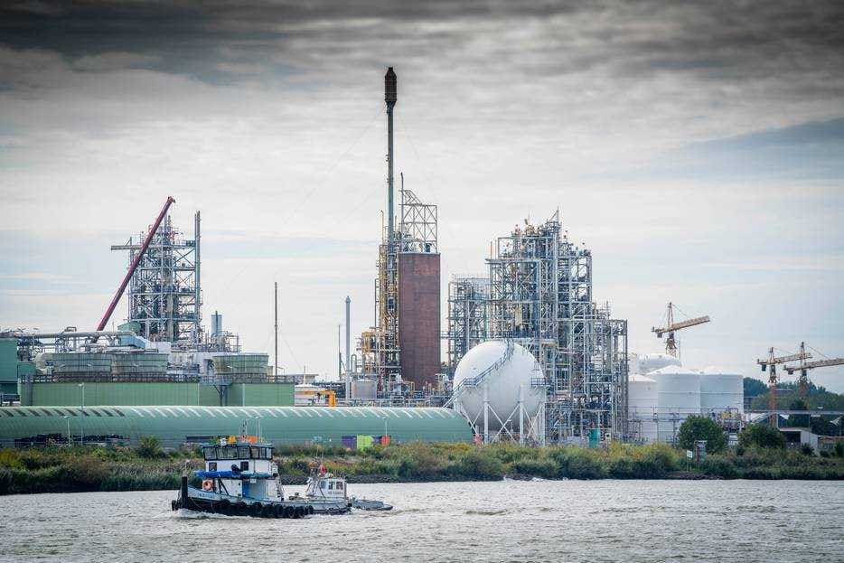 De fabriek van Chemours.