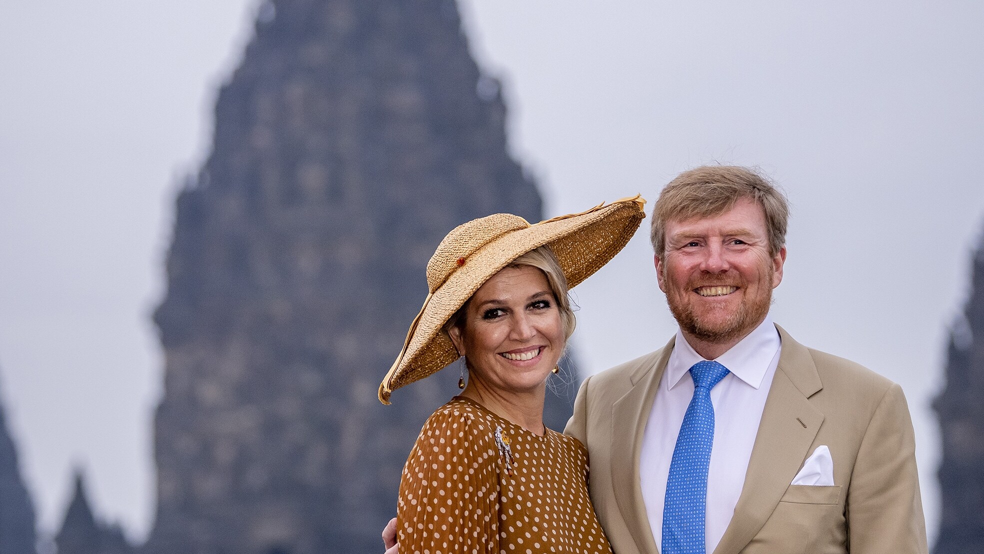 Koning Willem-Alexander en koningin Máxima eerder deze maand in Indonesië. Foto ANP/Frank van Beek