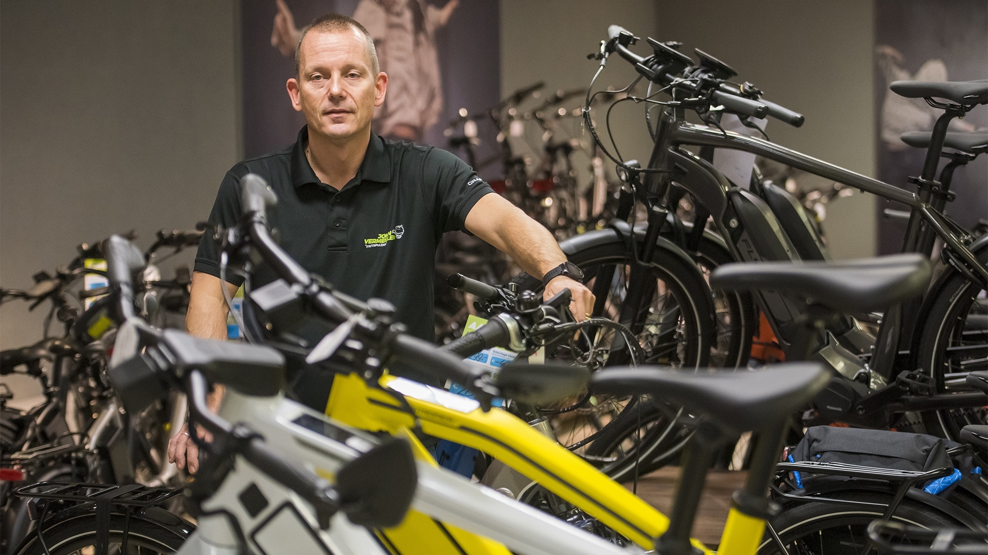 Kamiel Schüller van John Vermeulen Fietsplezier in Eindhoven. Foto: DCI media