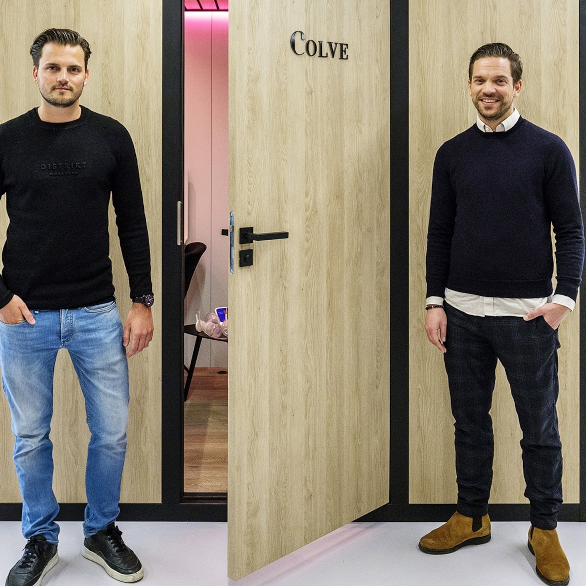 jonge designers ontwerpen mobiele kolfruimte voor op de werkvloer colve