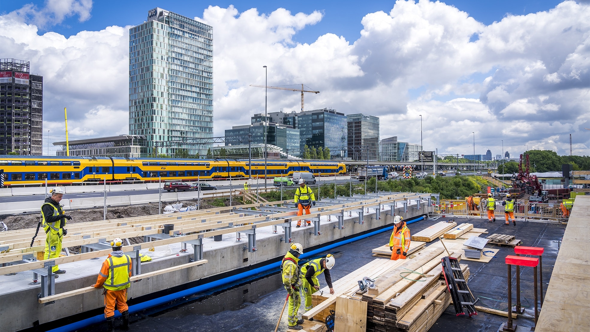 De Zuidas mag de komende jaren veel nieuwe internationale bedrijven verwachten. Foto: ANP