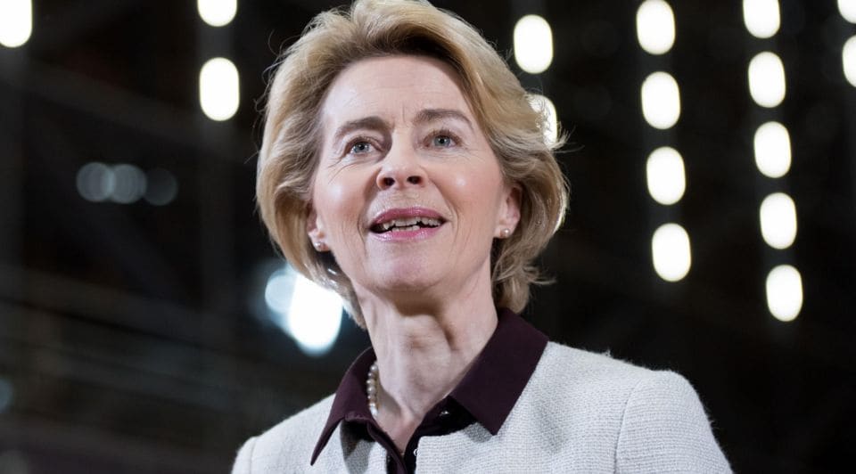 Ursula von der Leyen, voorzitter van de Europese Commissie.
