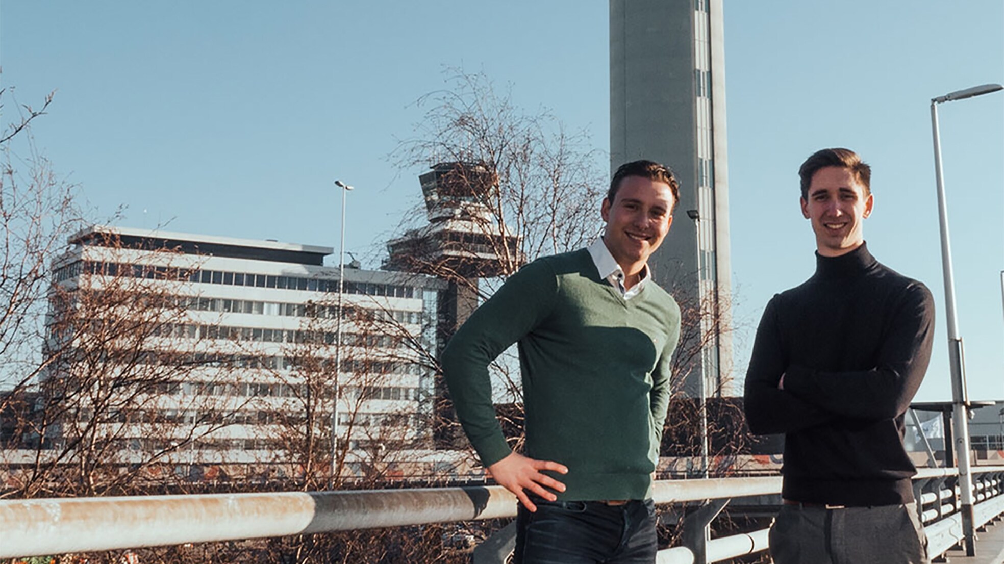 Pepijn Gottmer (links) en Reinier Gerdes, de ondernemende studenten achter Spread.nl.