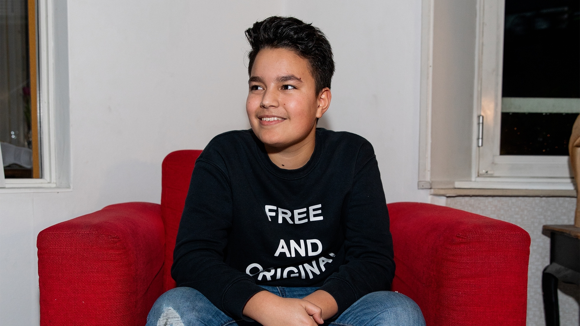 Moos Polak: ‘Mijn oom vond de schoenen zo vet dat hij ze ook voor mijn neefje wilde’. Foto's: Lin Woldendorp