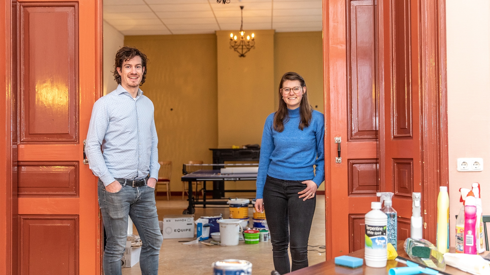 Arnold Messelink en Evianne Beijeman, de oprichters van Saeed. Foto: Frans Paalman