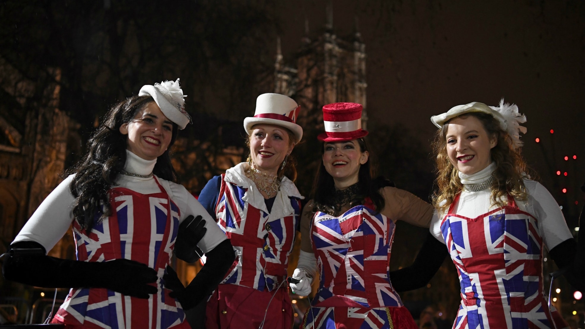 Het pro-Brexit sentiment was op Brexit Day zichtbaar in Londen. Foto: ANP