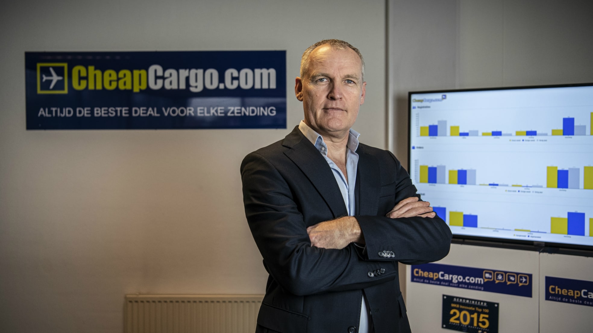 André Olde Hampsink, oprichter/algemeen directeur van Cheap Cargo.