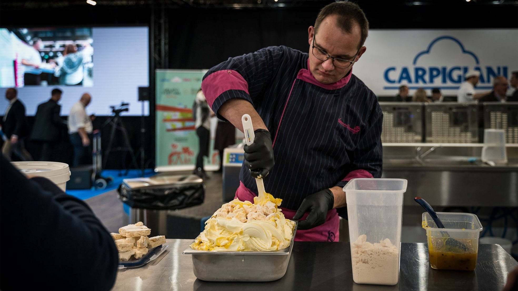 Lorenz de Groot tijdens het Nederlands Kampioenschap gelato. (Foto: Stef Oostvogels)