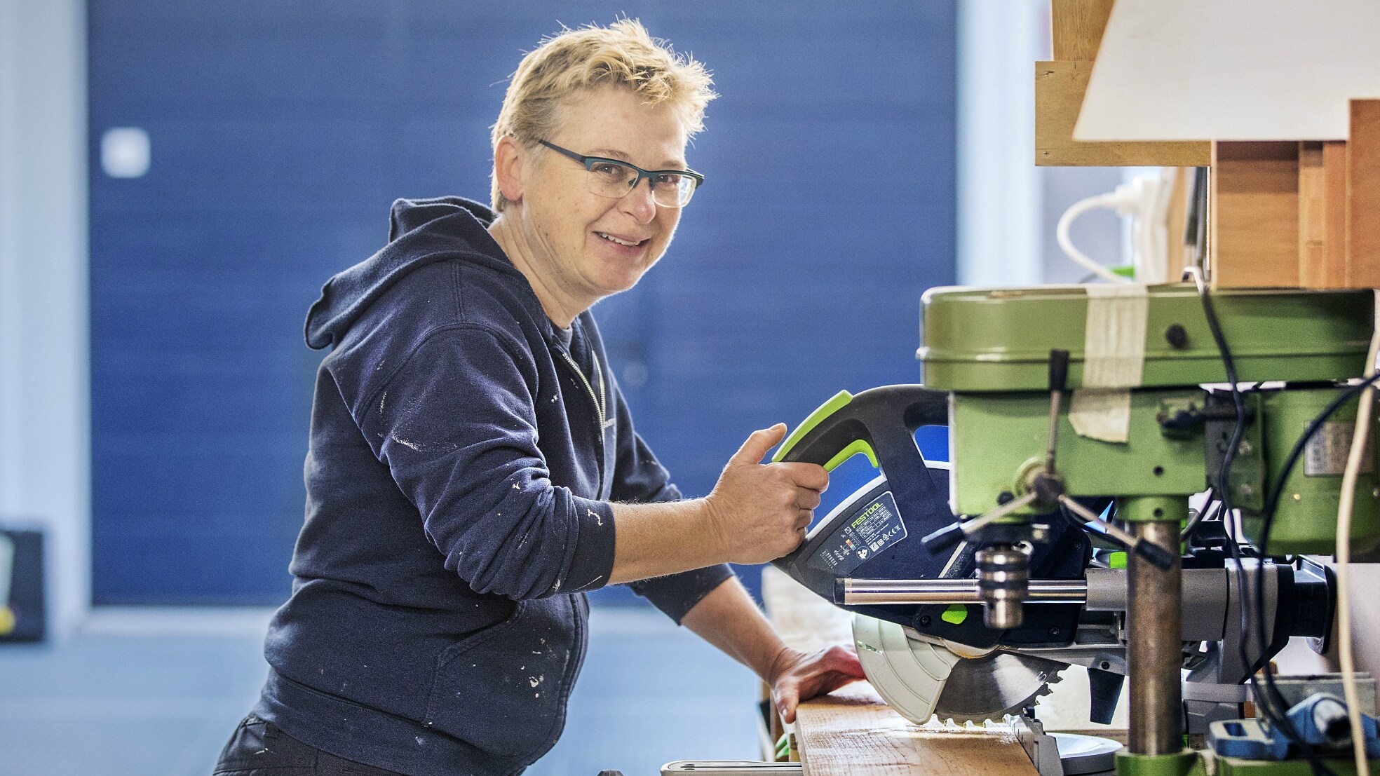 Van den Berg: ,,Ik heb een prachtig beroep waar ik heel veel voldoening uit haal en er is genoeg werk voor nog veel meer vrouwen zoals ik.’’ Foto: Frank Jansen.