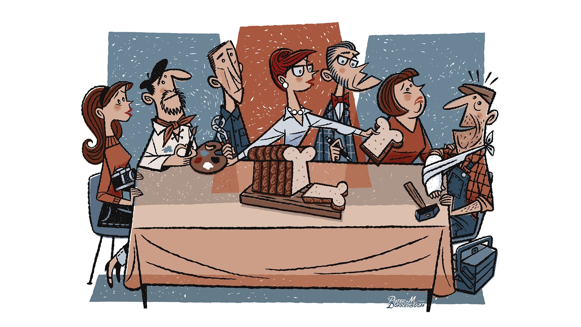 Illustratie: Pieter M. Dorrenboom