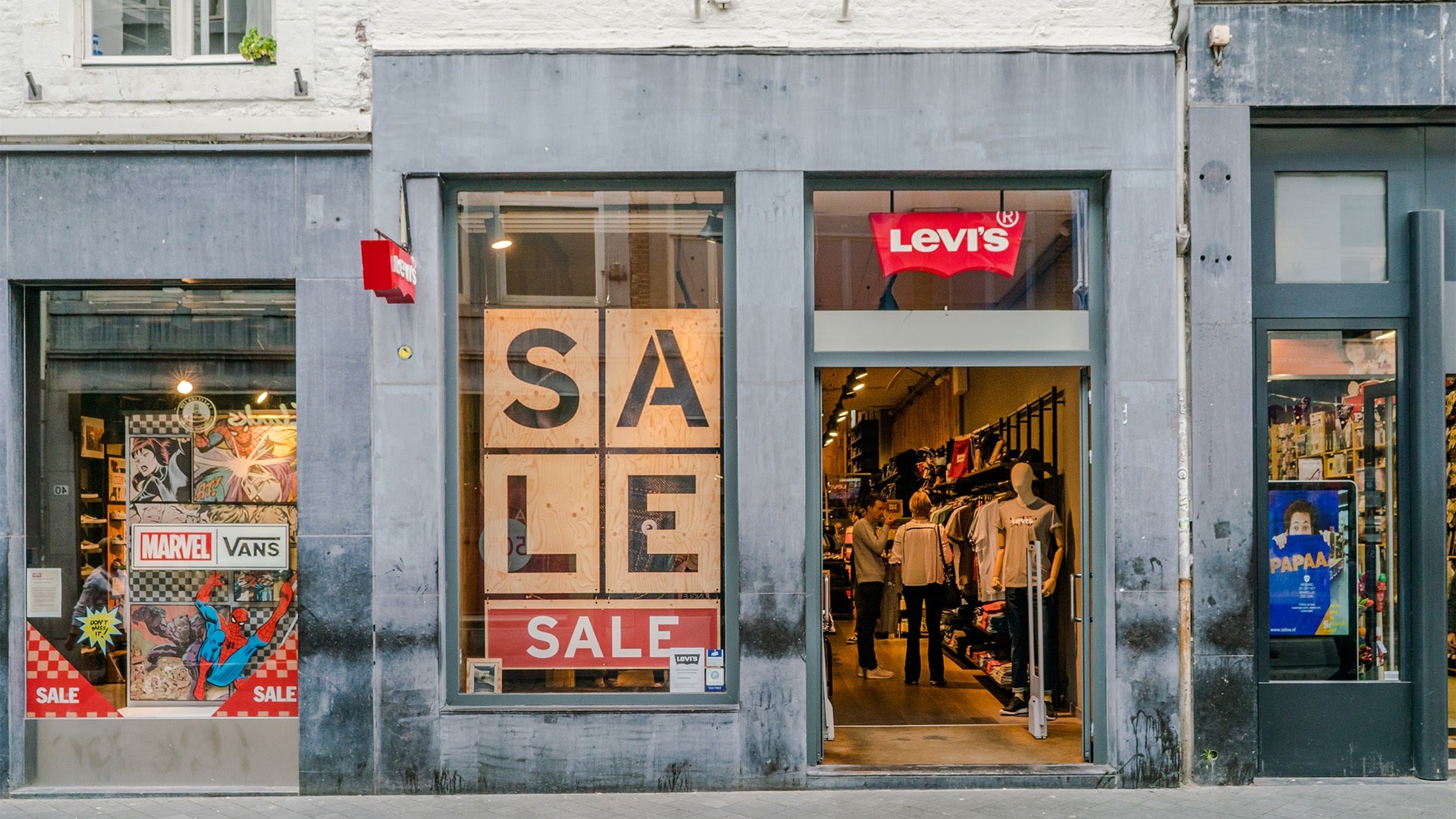 Winkelstraten - zoals hier in Maastricht - worden steeds leger. (Foto: Shutterstock)