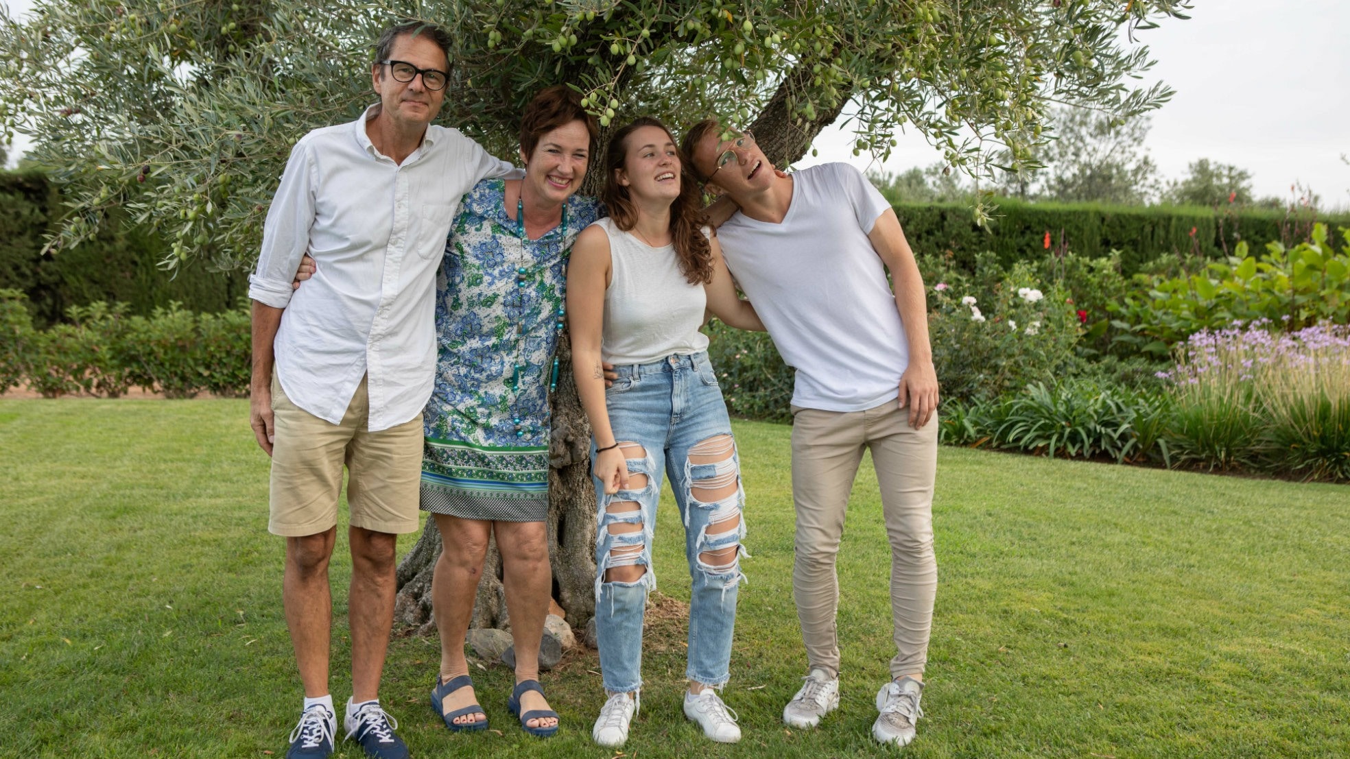 Ronald, Lisette en hun kids - het gezin zette zich met tal van duurzame initiatieven in Spanje enorm op de kaart.