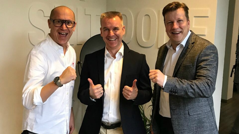V.l.n.r. Uli Wolter, Ronald van Es en William van der Pijl.