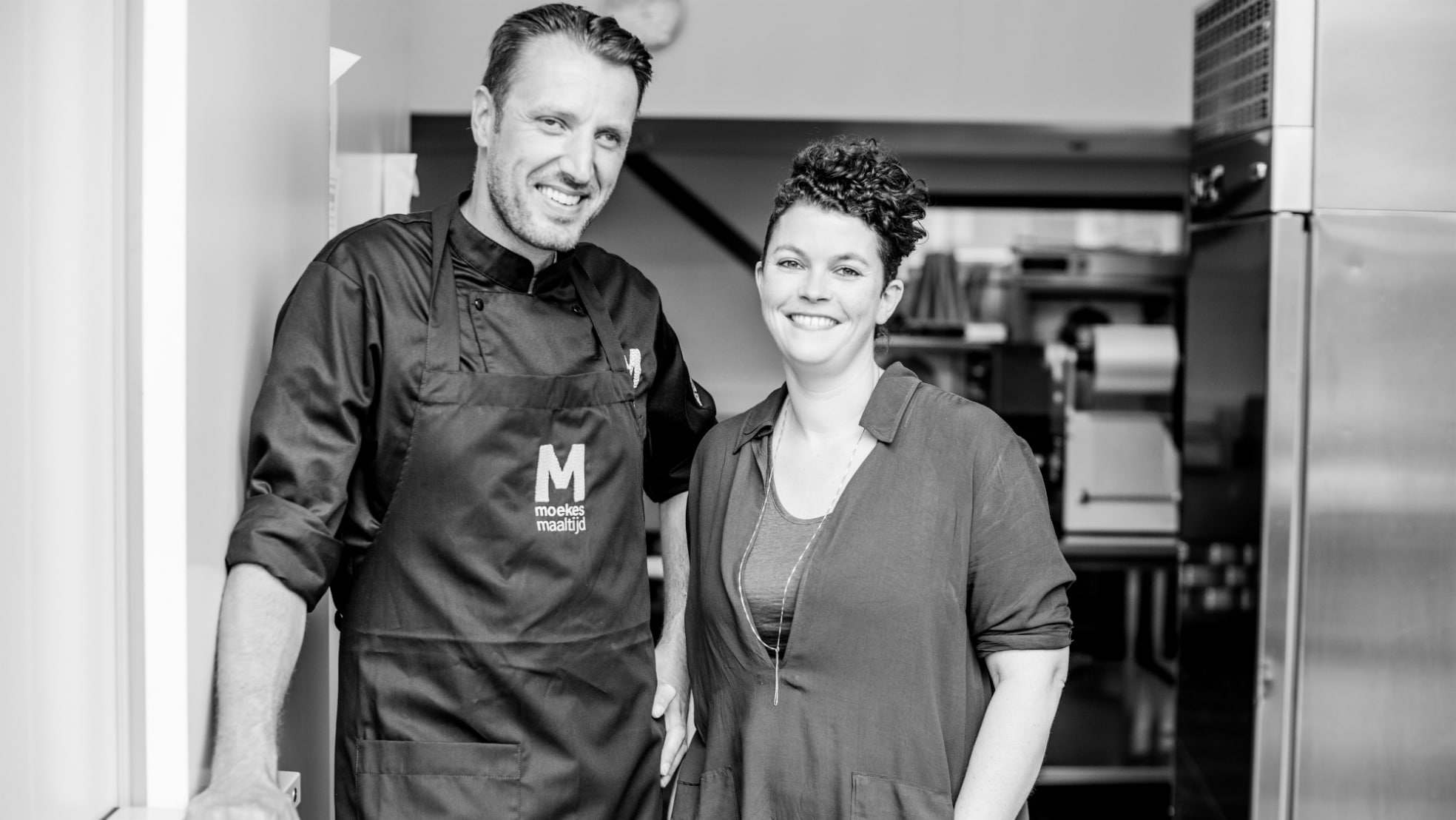 Guido Heens en Maartje Guikers maken van 'Moekes Maaltijd', ambassadeurs van vers, gezond én lekker warm eten voor kinderen.