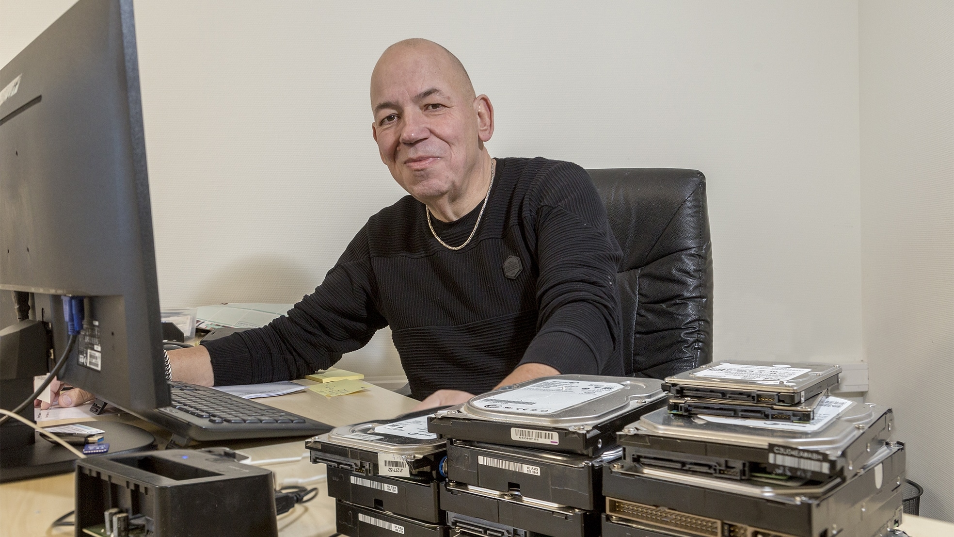 Henk Nijenhof: 'Niemand wil zonder computer of telefoon komen te zitten'. (Foto: Machtelt Mostert)