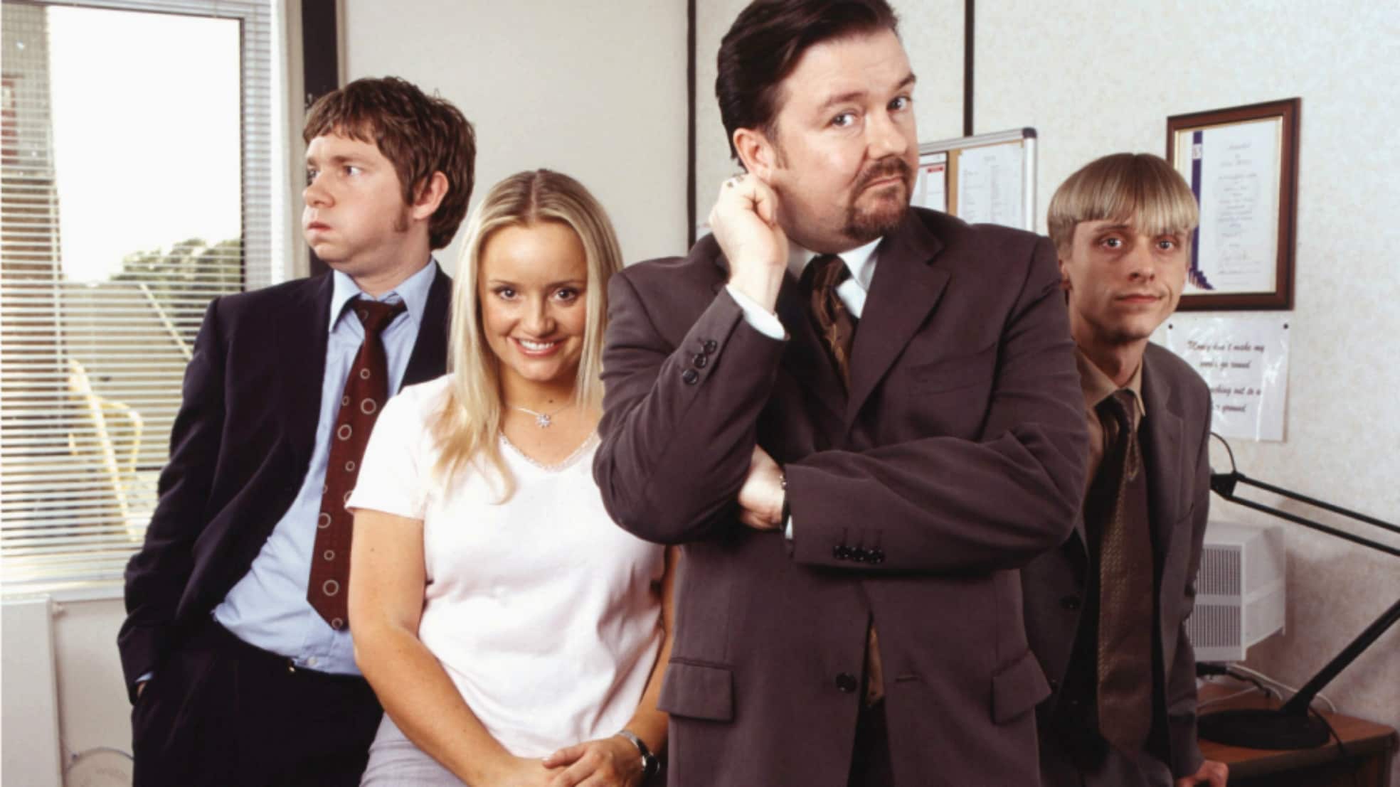 Inderdaad: de cast van de populaire serie The Office. Foto: BBC.