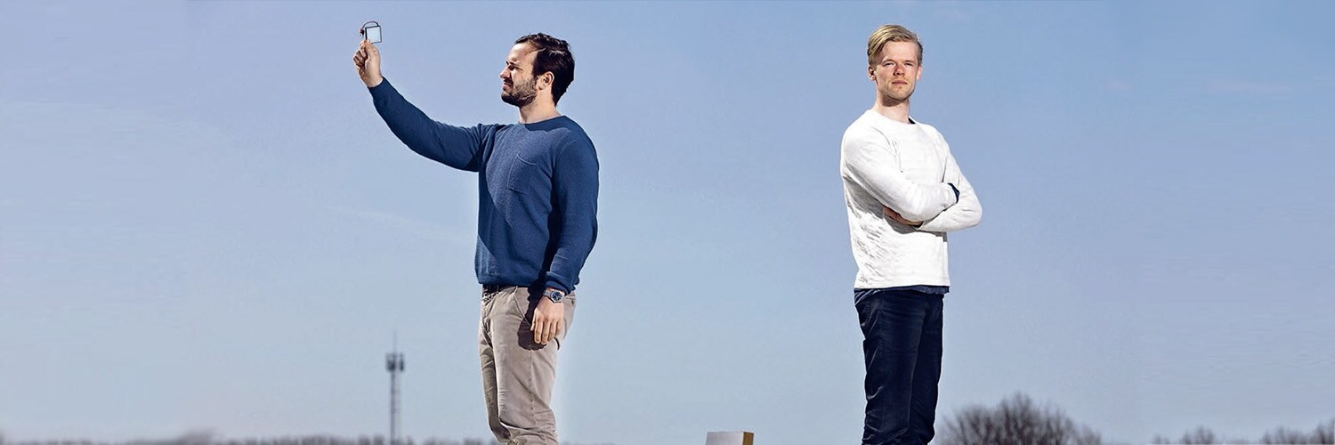 Ferdinand Grapperhaus en Willem Kesteloo, de oprichters van Physee, de winnende startup van de KvK Innovatie Top 100 2019.