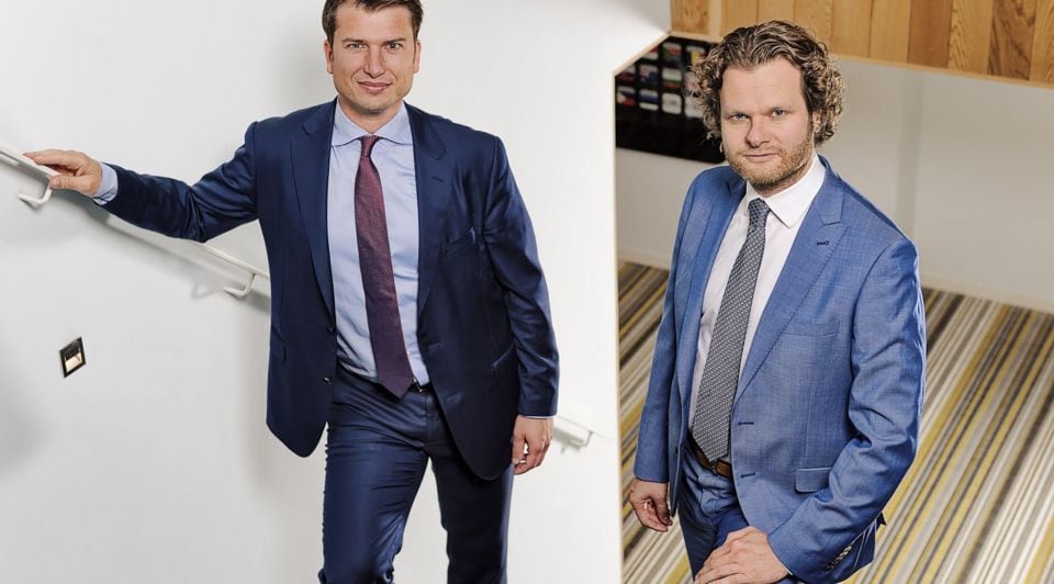 Jeroen van Glabbeek (links) en Gilbert Gooijers, de oprichters van CM.com.
