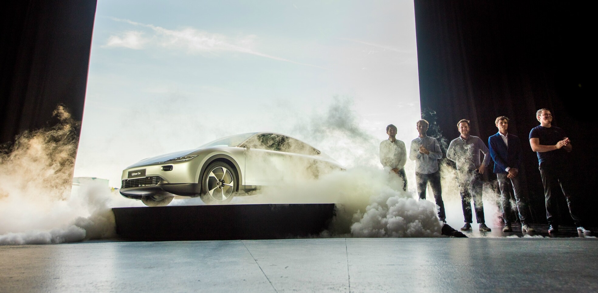 Presentatie van de Lightyear One, de eerste gezinsauto op zonne-energie, in juni dit jaar  Lightyear