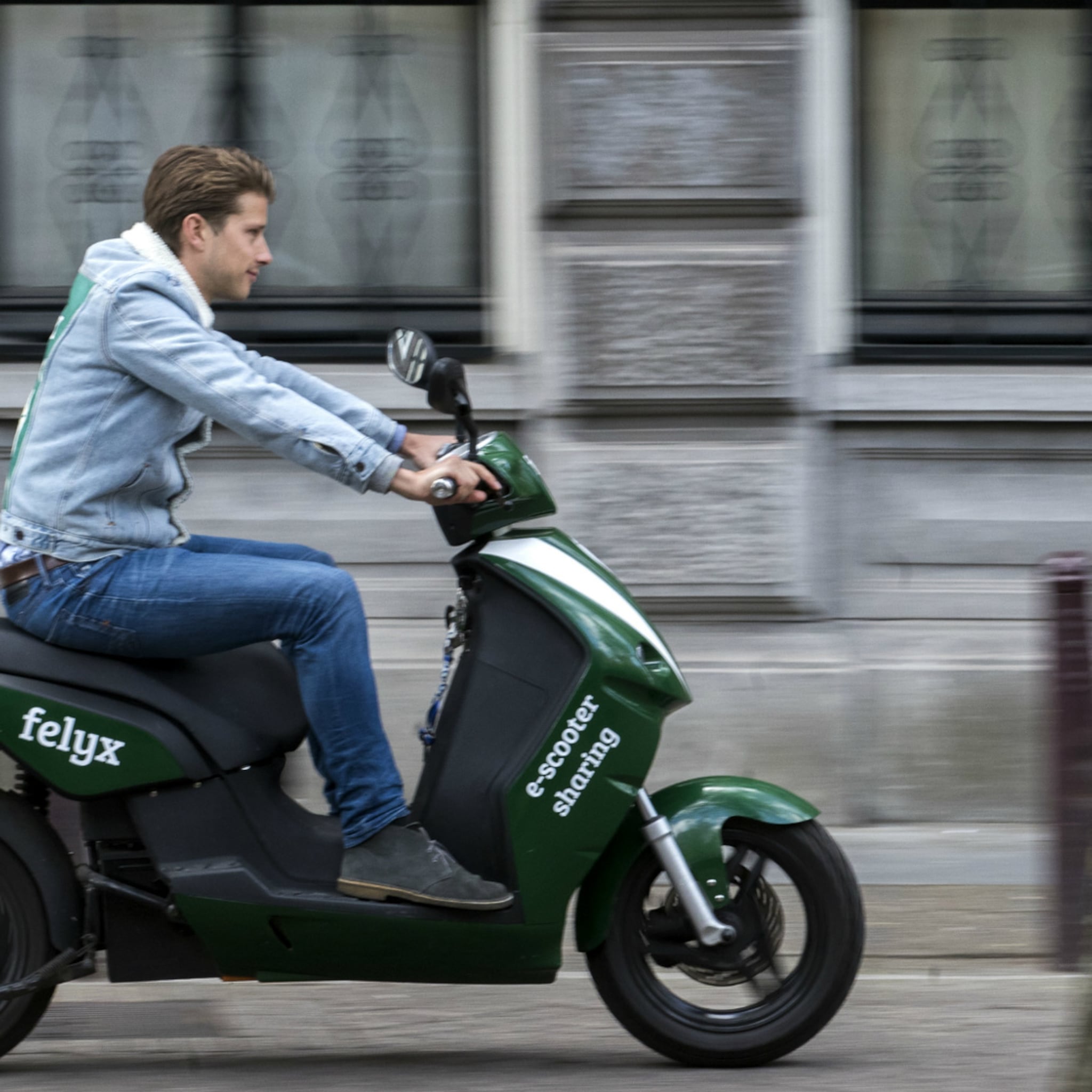 na de klapper van de huurfiets is er nu ook succes voor de huurscooter