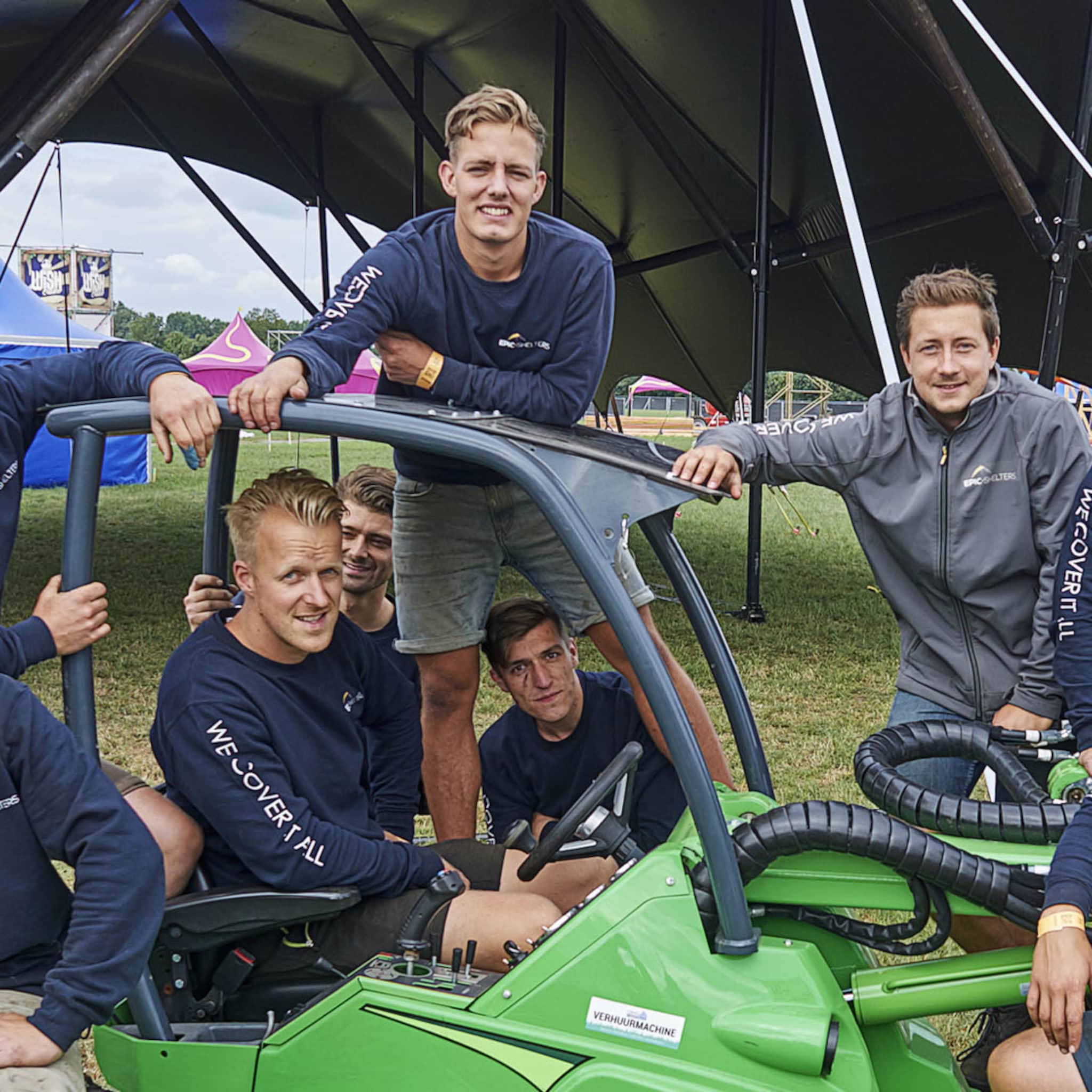 dit bedrijf levert bezoekers van 170 festivals beschutting