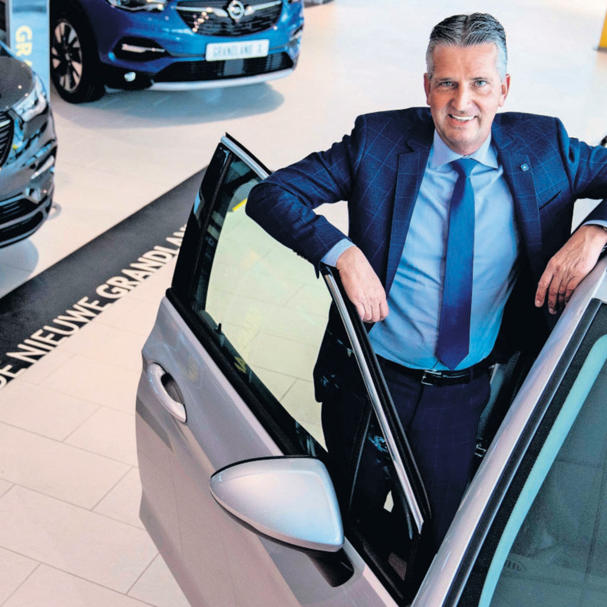 automotive in beweging maar niet in een richting