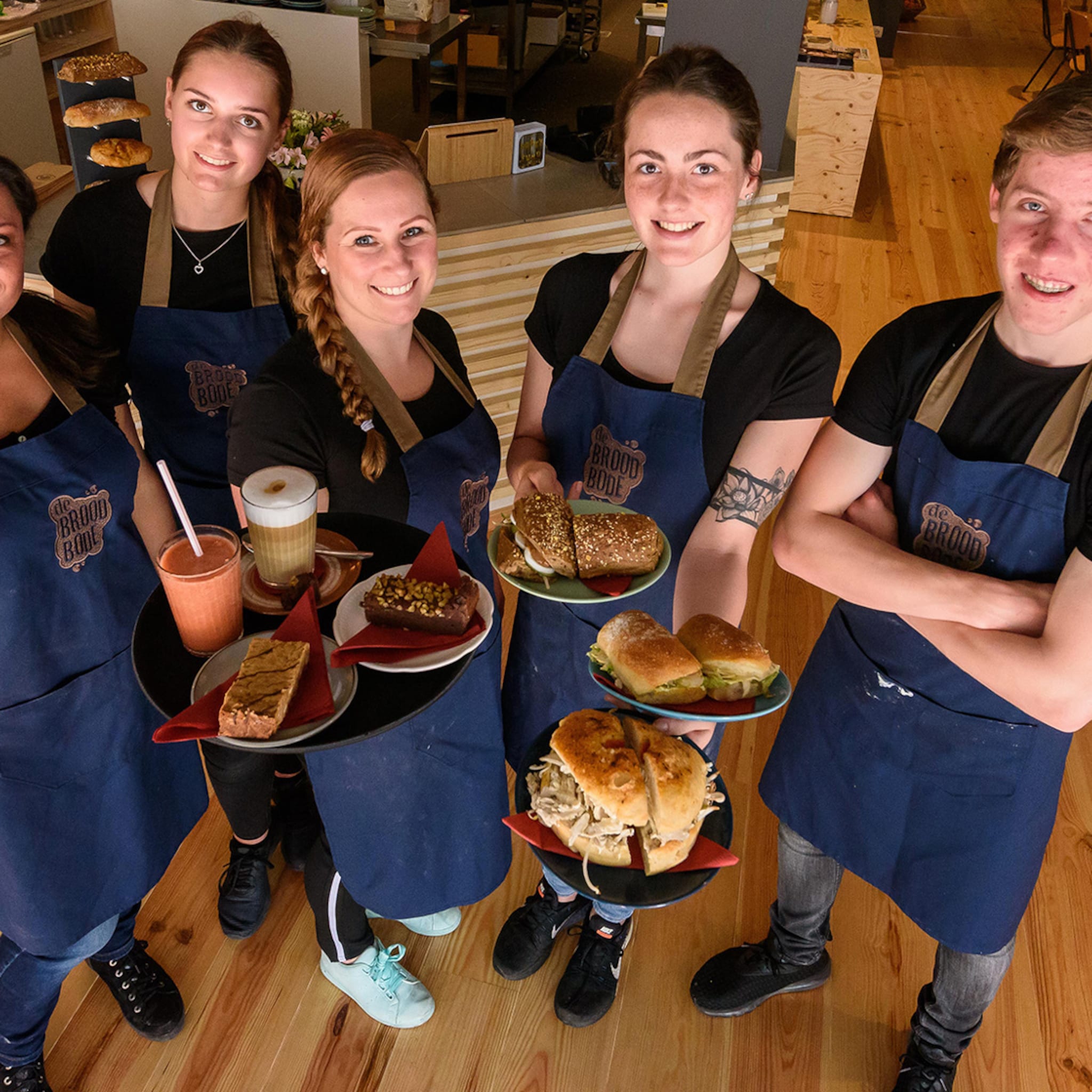 hip en huiselijk eten bij de broodbode in almelo