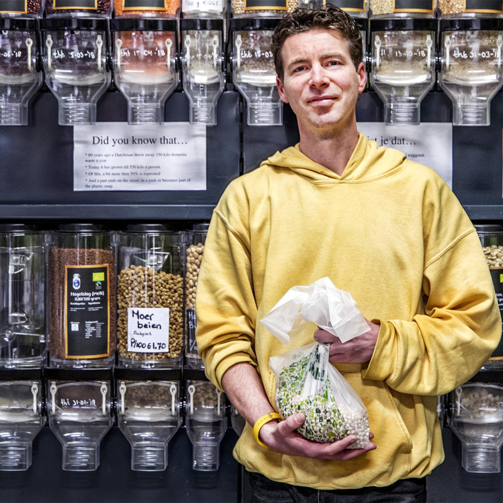 zo runt jeroen schrama nederlands enige verpakkingsvrije winkel