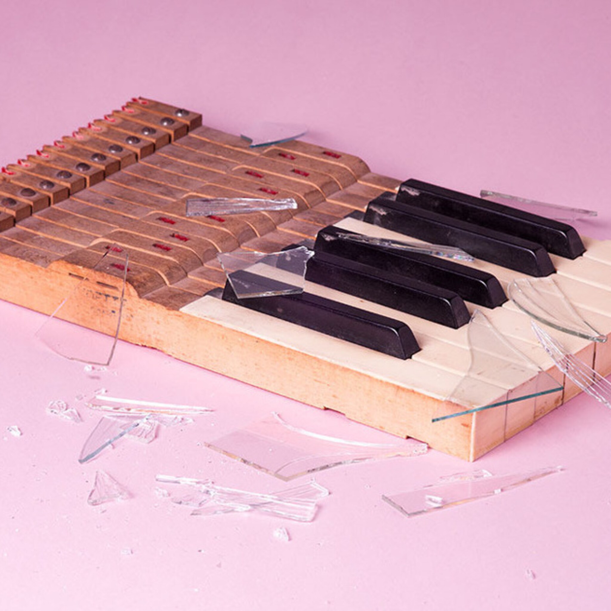 glazen wand verbrijzelt droom pianodocente