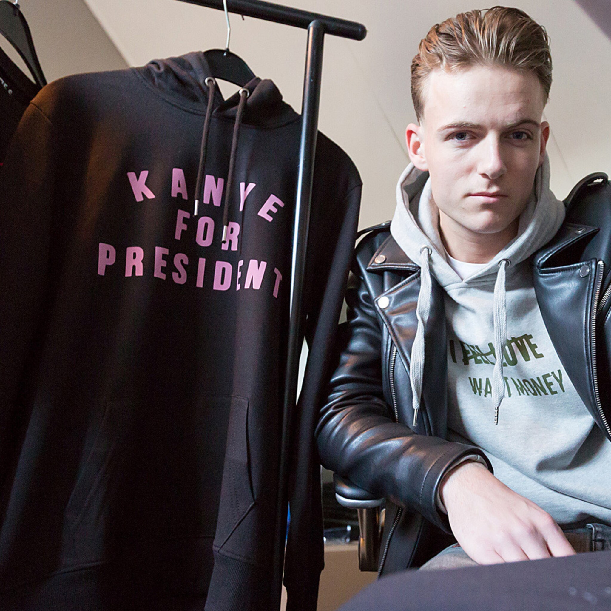 21 jarige ondernemer levert kleding aan lil kleine en andre hazes